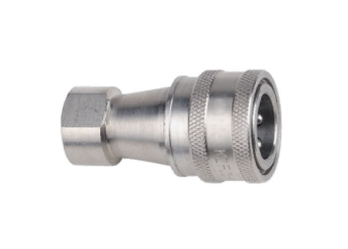 ISO7241B SS Otwarty typ zamknięty Hydraulic Quick Coupler BSP Thread