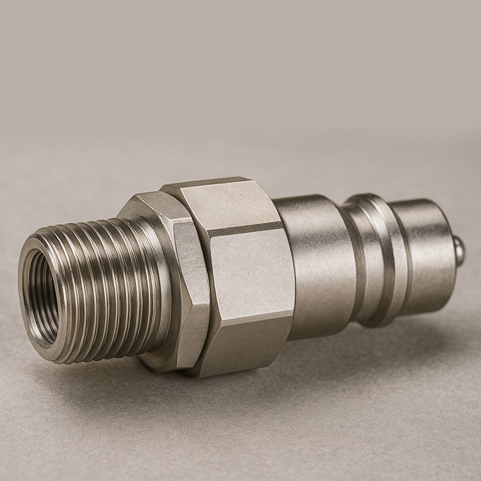 Wytrzymałe sprzęgły szybkiej hydraulicznej z stali węglowej Iso serii Iso-7241-a